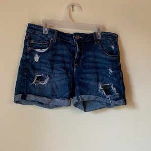 Skinny Fit Jean Shorts